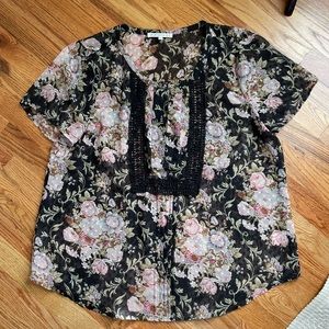 Daniel Rainn Floral Print blouse
